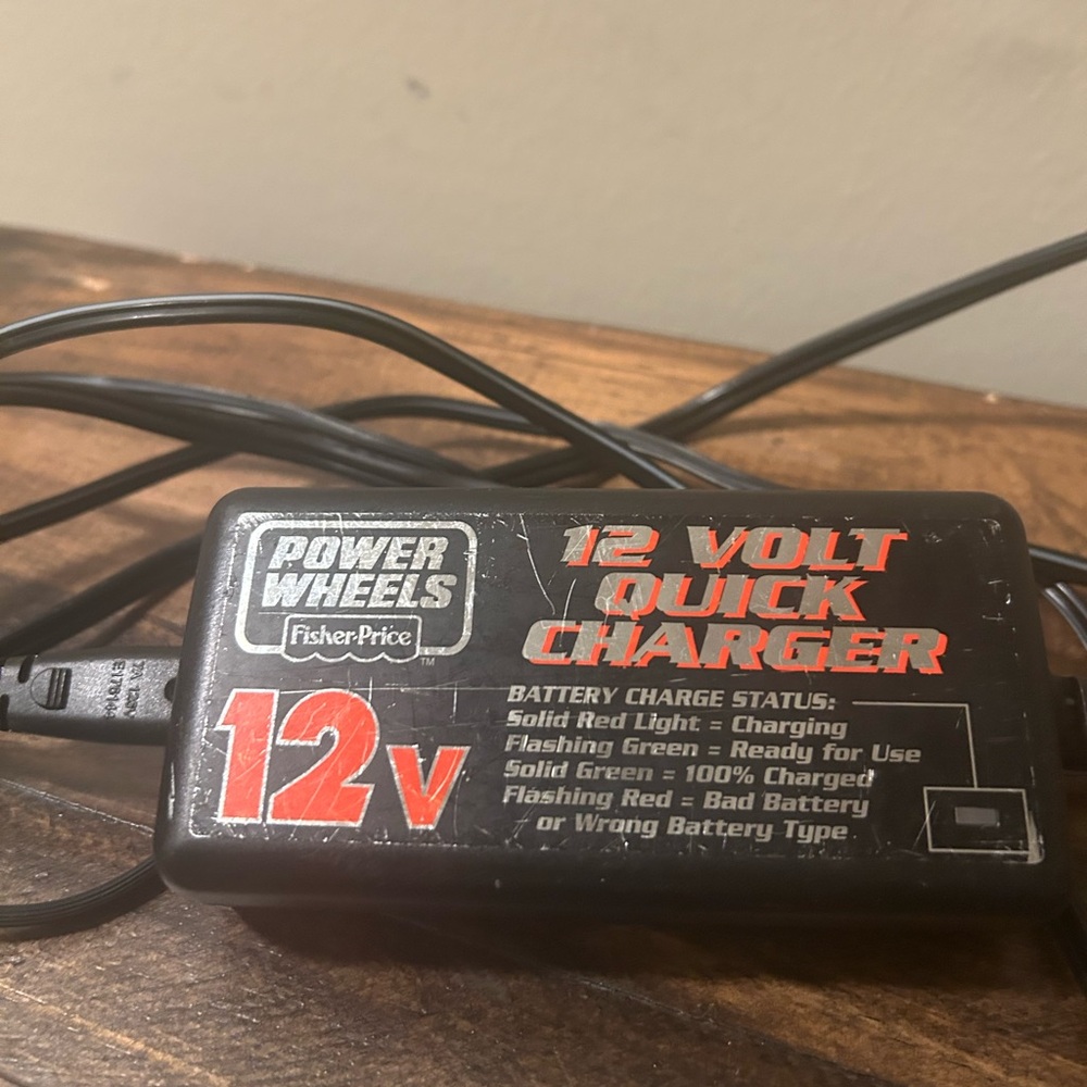 Fisher Price Power Wheels 12 Volt Quick Battery Charger for Power Wheels Vehicle